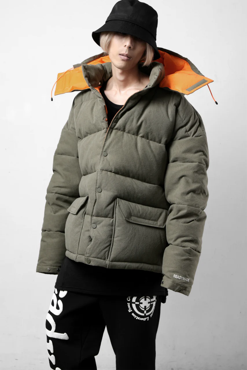 READYMADE HERITAGE DOWN JACKET (KHAKI GREEN) - Image 39