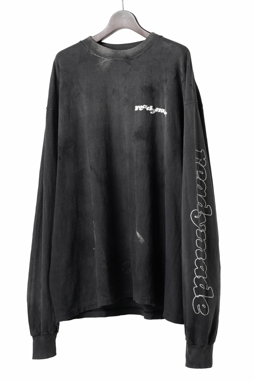 READYMADE L/S T-SHIRT DESTRUCTION (BLACK) - Image 16