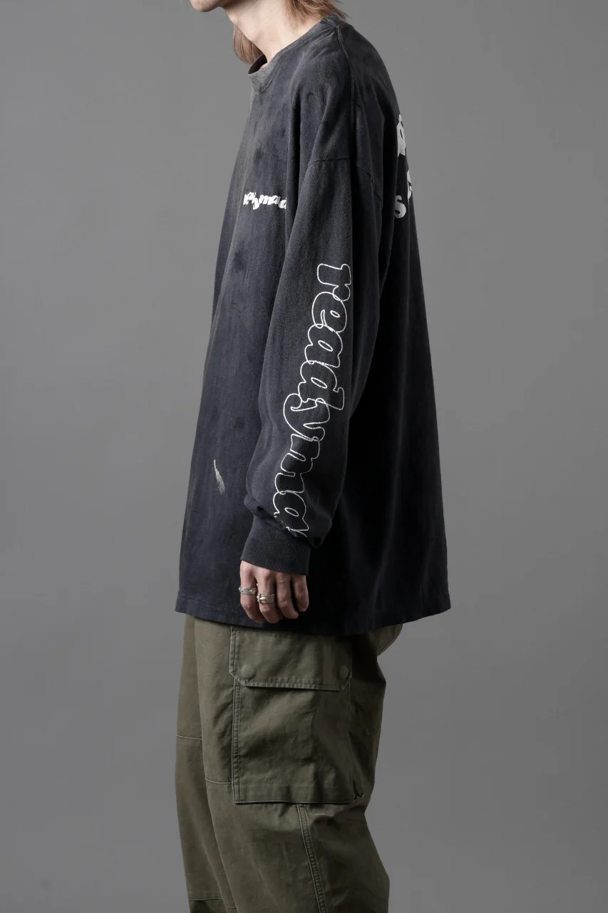 READYMADE L/S T-SHIRT DESTRUCTION (BLACK) - Image 31