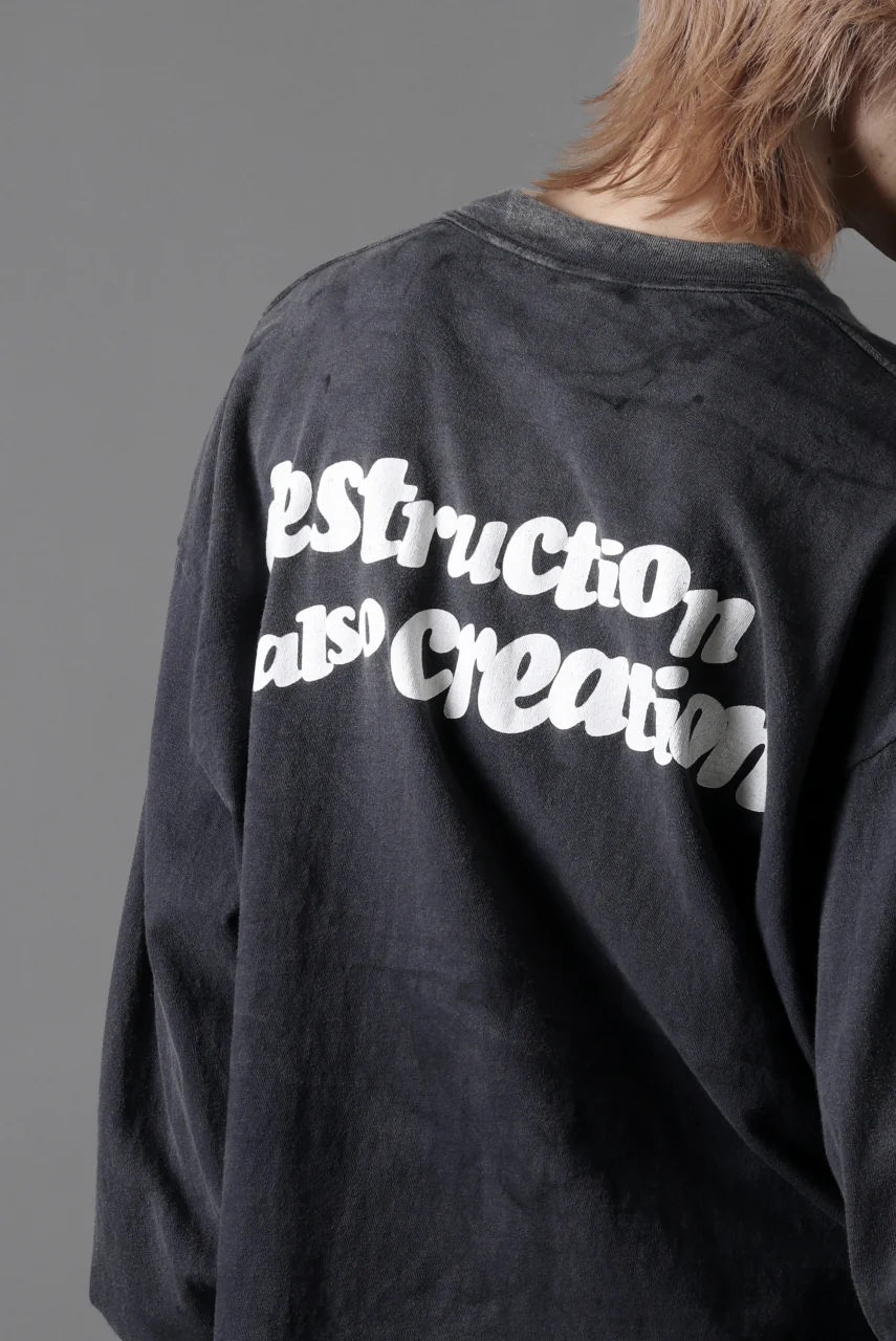 READYMADE L/S T-SHIRT DESTRUCTION (BLACK) - Image 43