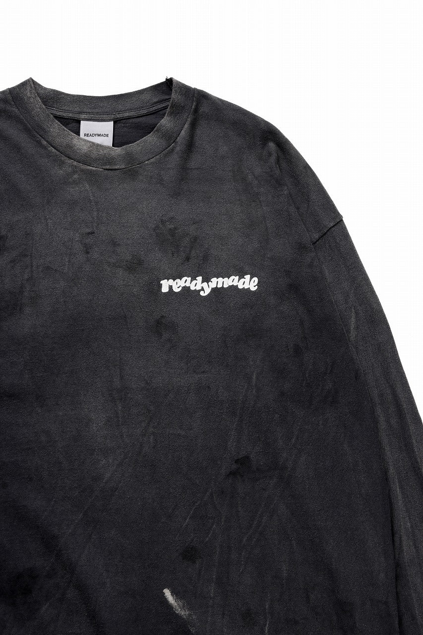 READYMADE L/S T-SHIRT DESTRUCTION (BLACK) - Image 7