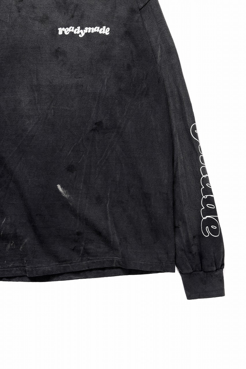 READYMADE L/S T-SHIRT DESTRUCTION (BLACK) - Image 8