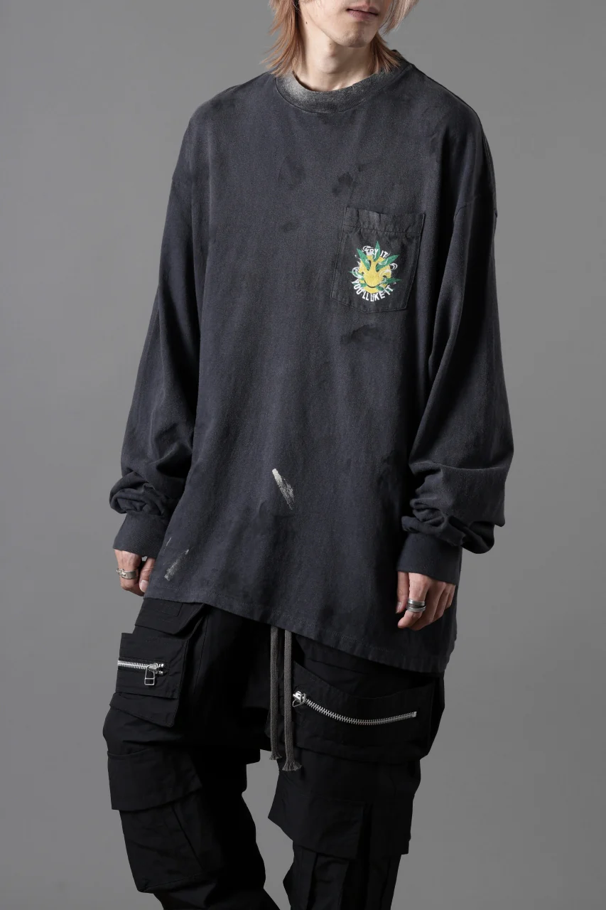 READYMADE L/S T-SHIRT SNAKE (BLACK) - Image 16