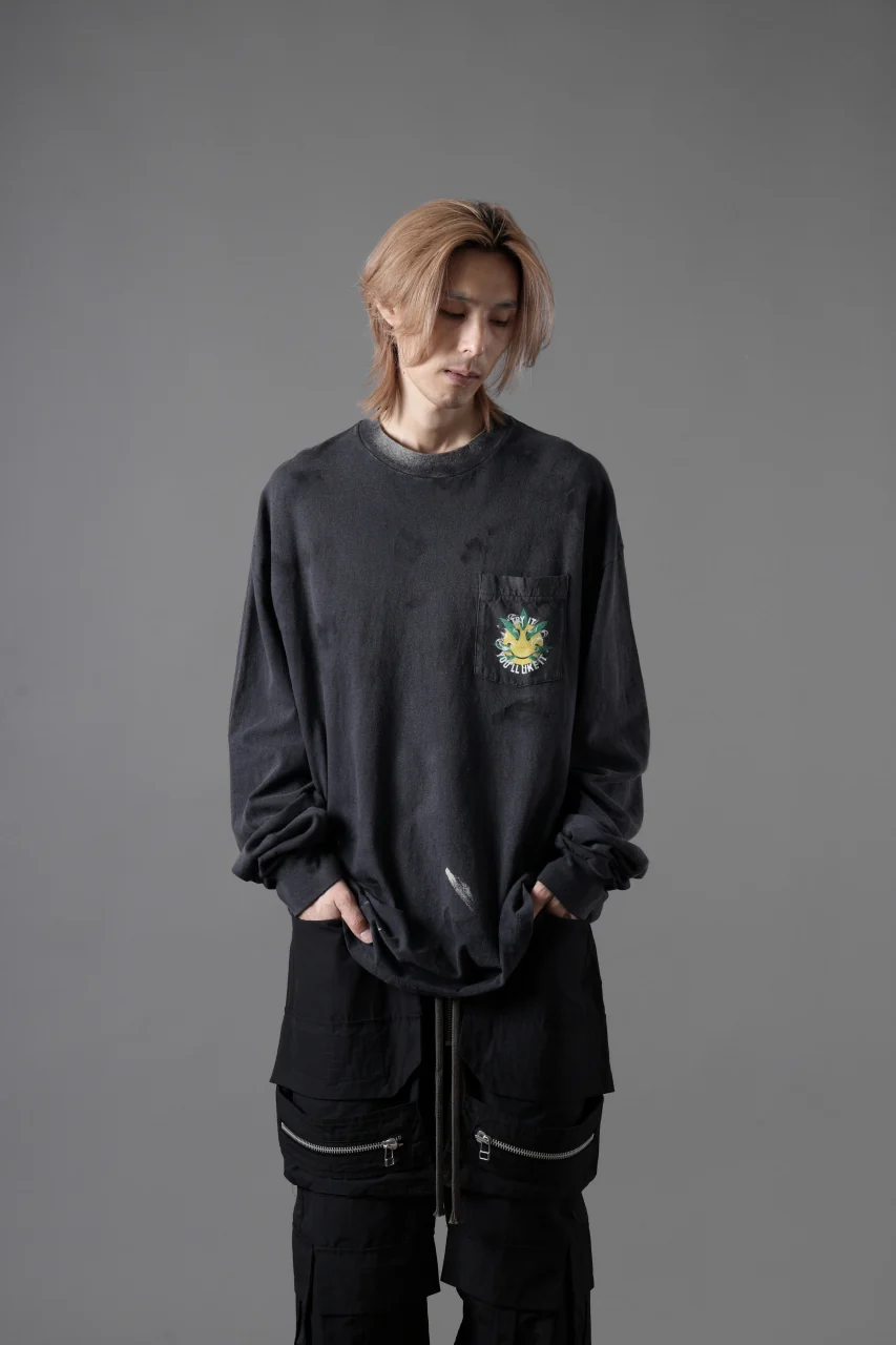 READYMADE L/S T-SHIRT SNAKE (BLACK) - Image 17