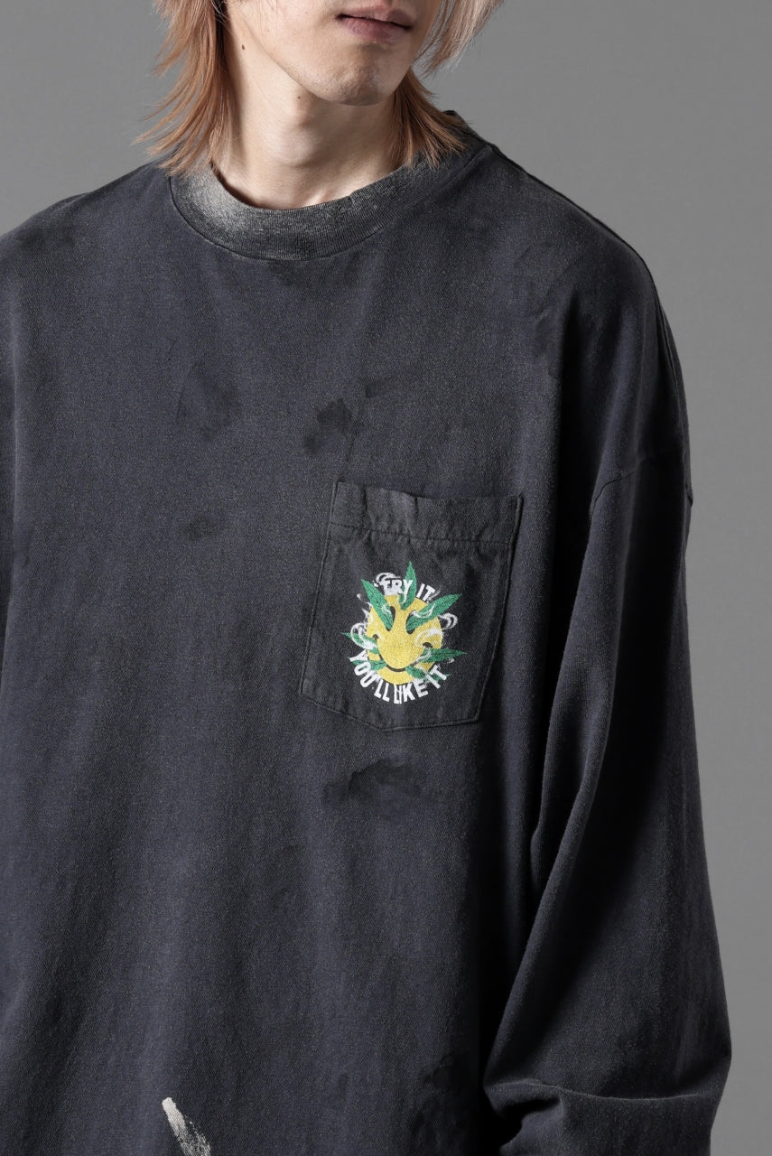 READYMADE L/S T-SHIRT SNAKE (BLACK) - Image 19