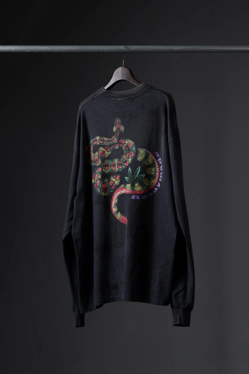 READYMADE L/S T-SHIRT SNAKE (BLACK) - Image 24