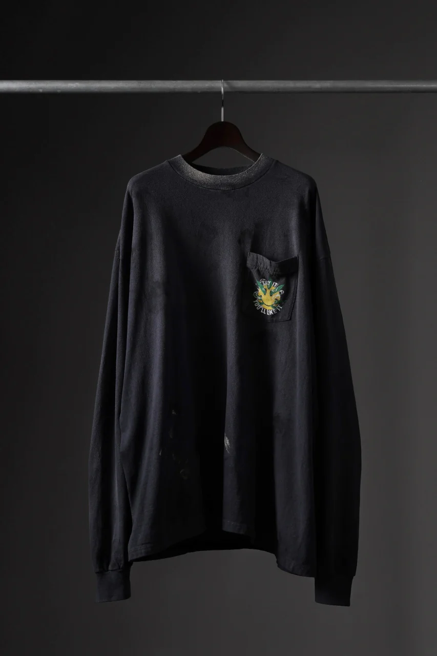 READYMADE L/S T-SHIRT SNAKE (BLACK) - Image 25