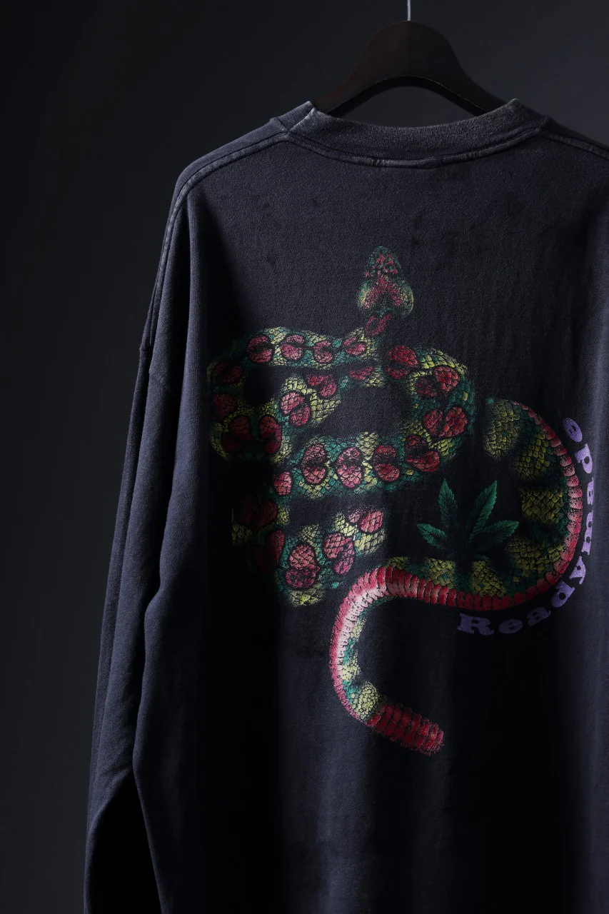 READYMADE L/S T-SHIRT SNAKE (BLACK) - Image 29