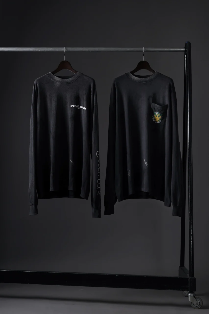 READYMADE L/S T-SHIRT SNAKE (BLACK) - Image 31