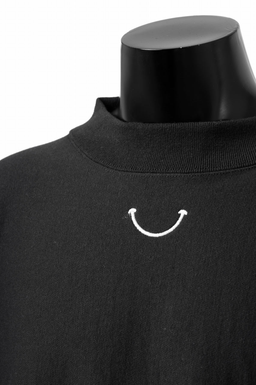 READYMADE MOCK NECK SWEAT SHIRT (BLACK) - Image 10