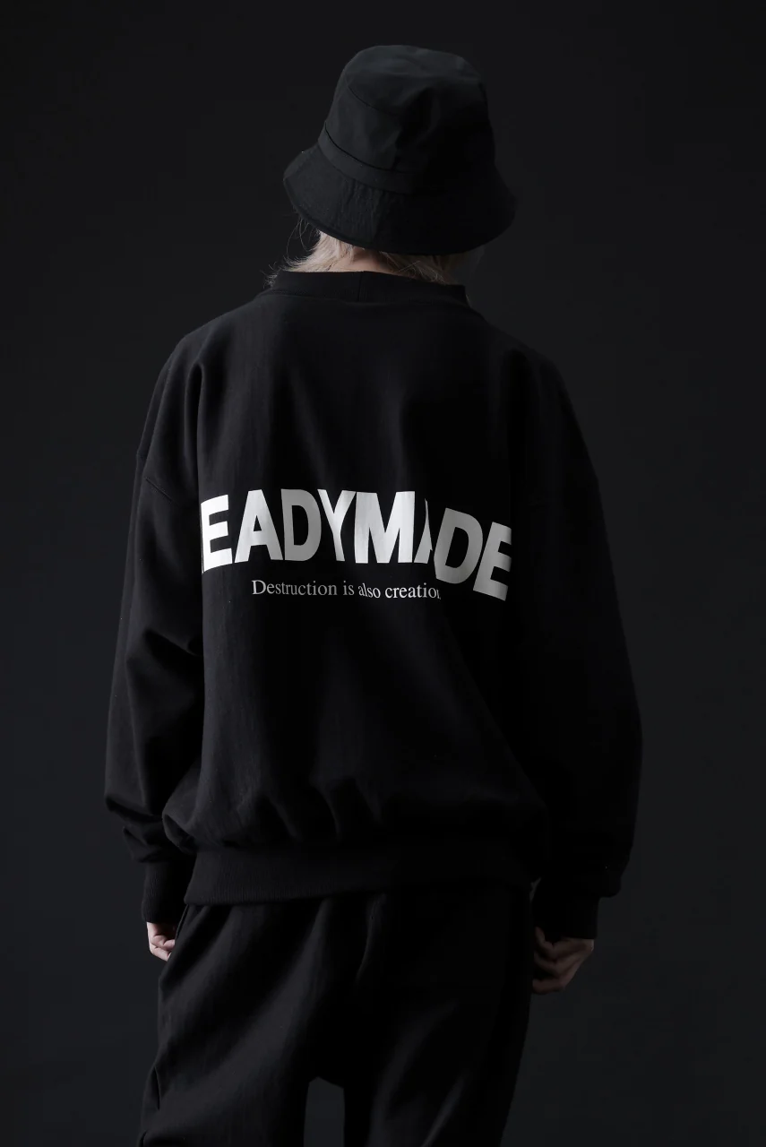 READYMADE MOCK NECK SWEAT SHIRT (BLACK) - Image 14