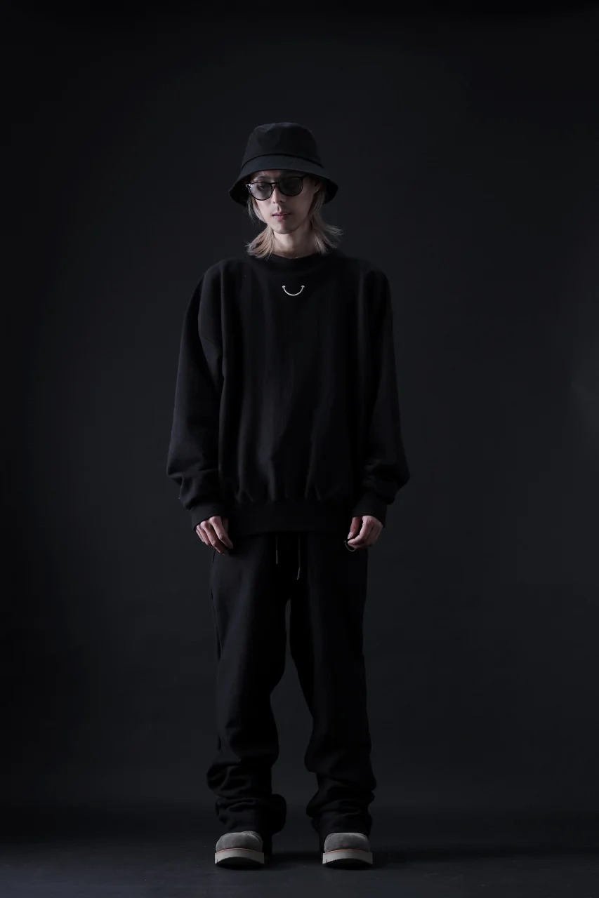 READYMADE MOCK NECK SWEAT SHIRT (BLACK) - Image 16