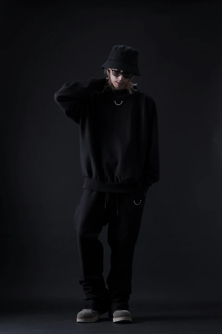 READYMADE MOCK NECK SWEAT SHIRT (BLACK) - Image 17