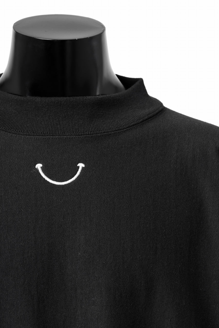 READYMADE MOCK NECK SWEAT SHIRT (BLACK) - Image 8