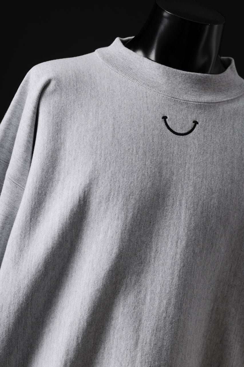 READYMADE MOCK NECK SWEAT SHIRT (GRAY) - Image 10