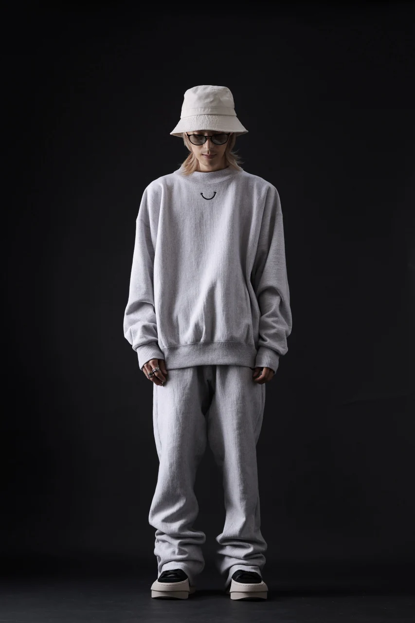 READYMADE MOCK NECK SWEAT SHIRT (GRAY) - Image 14