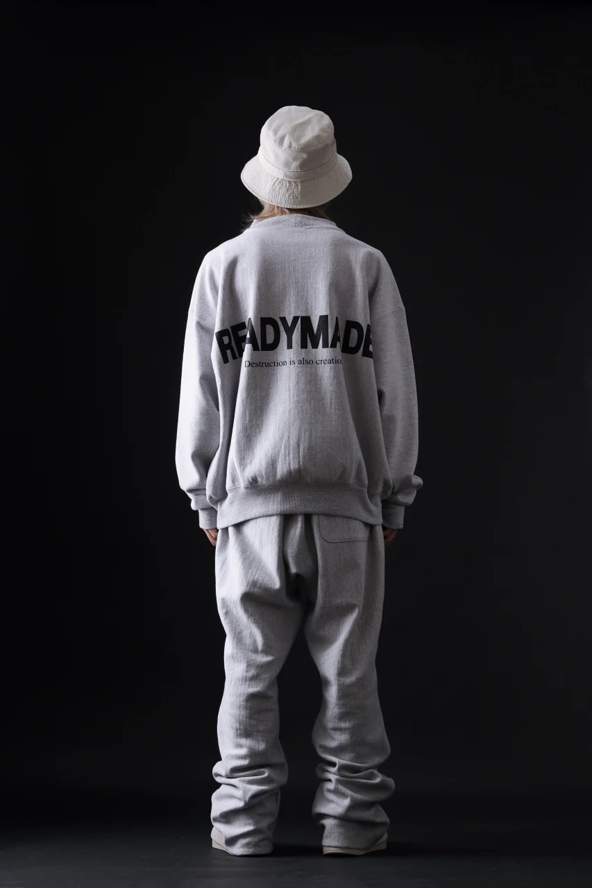 READYMADE MOCK NECK SWEAT SHIRT (GRAY) - Image 17