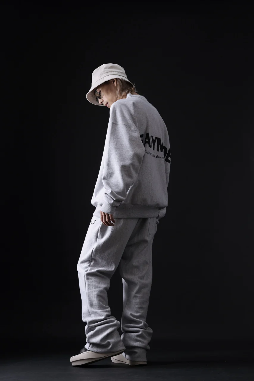 READYMADE MOCK NECK SWEAT SHIRT (GRAY) - Image 18