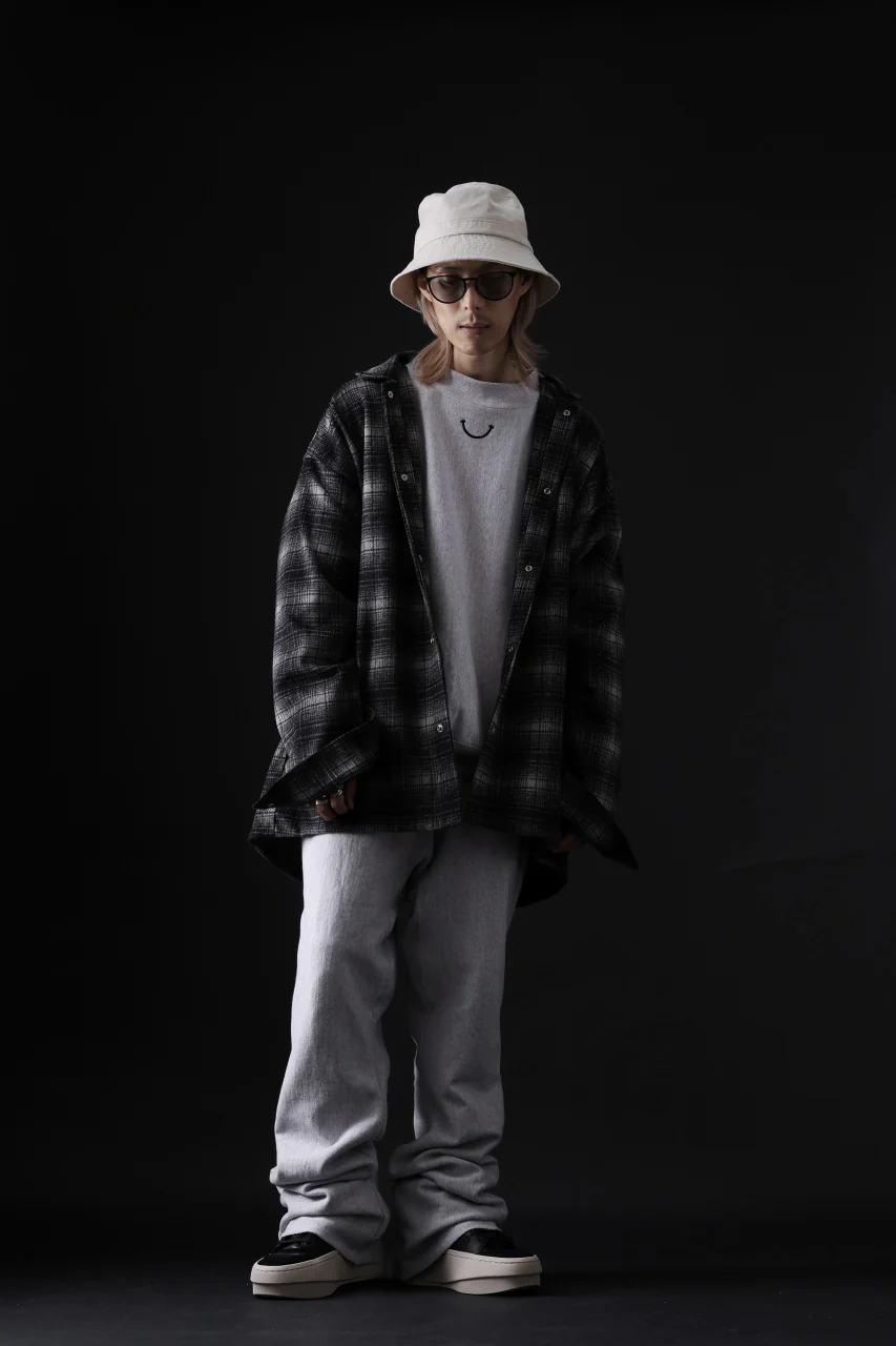 READYMADE MOCK NECK SWEAT SHIRT (GRAY) - Image 19