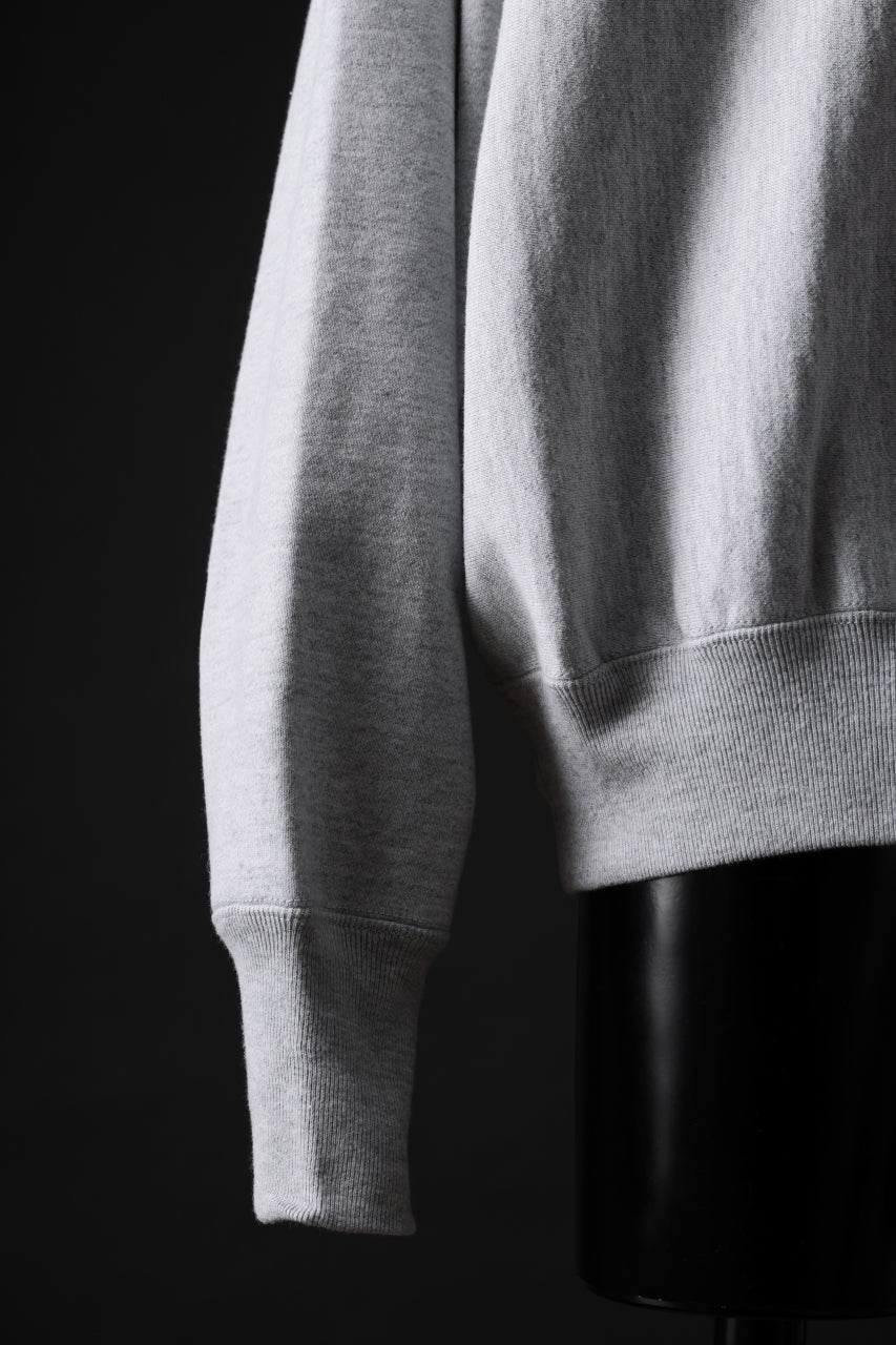 READYMADE MOCK NECK SWEAT SHIRT (GRAY) - Image 6