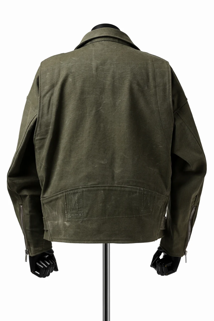 READYMADE MOTORCYCLE JACKET (GREEN #A) - Image 11