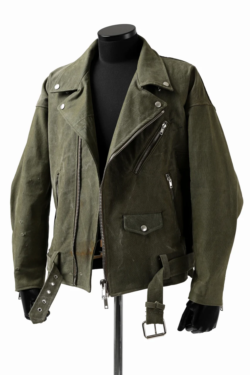 READYMADE MOTORCYCLE JACKET (GREEN #A) - Image 13
