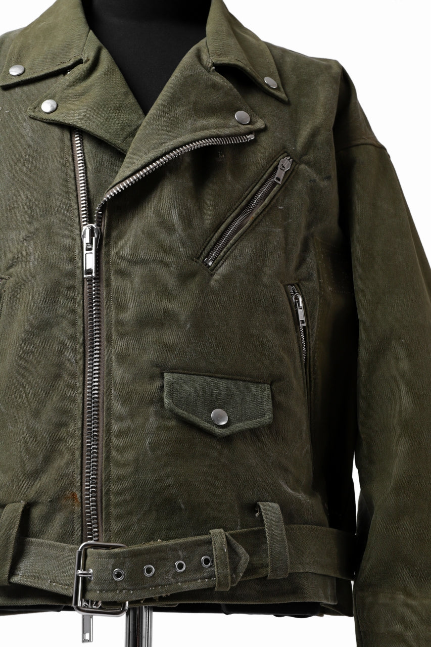 READYMADE MOTORCYCLE JACKET (GREEN #A) - Image 14