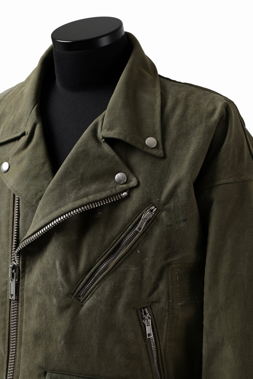 READYMADE MOTORCYCLE JACKET (GREEN #A) - Image 15