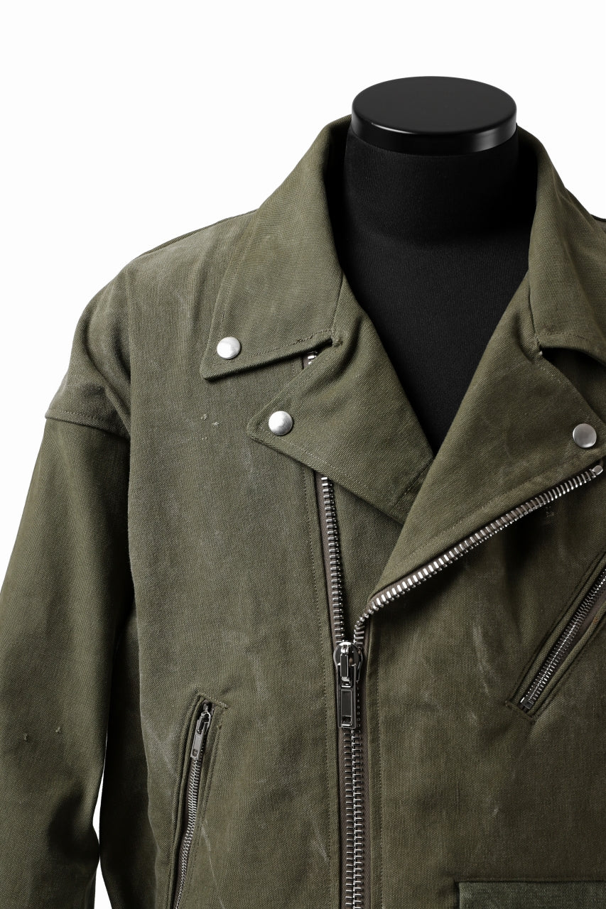 READYMADE MOTORCYCLE JACKET (GREEN #A) - Image 16