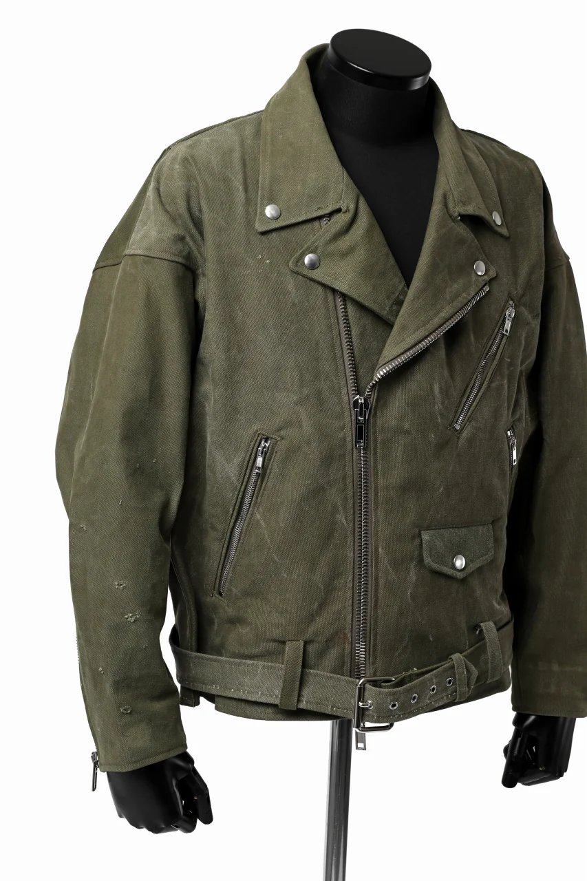 READYMADE MOTORCYCLE JACKET (GREEN #A) - Image 17