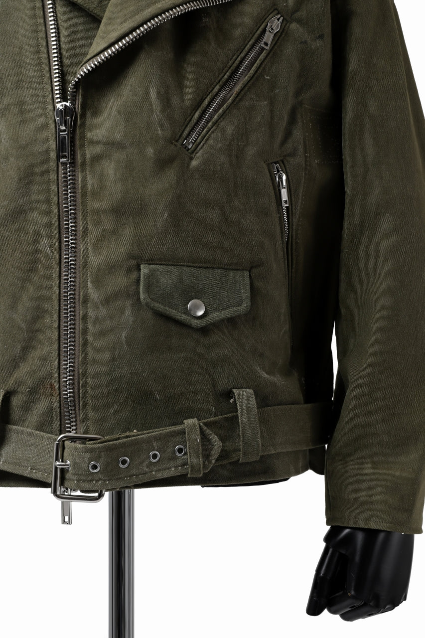 READYMADE MOTORCYCLE JACKET (GREEN #A) - Image 18
