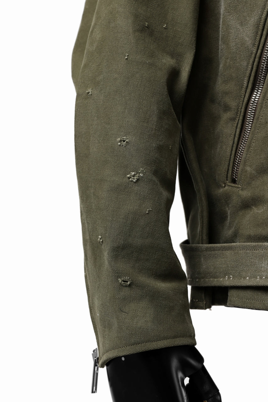 READYMADE MOTORCYCLE JACKET (GREEN #A) - Image 19