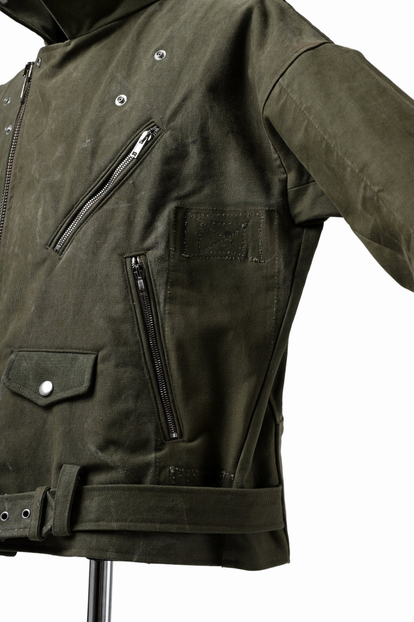 READYMADE MOTORCYCLE JACKET (GREEN #A) - Image 21