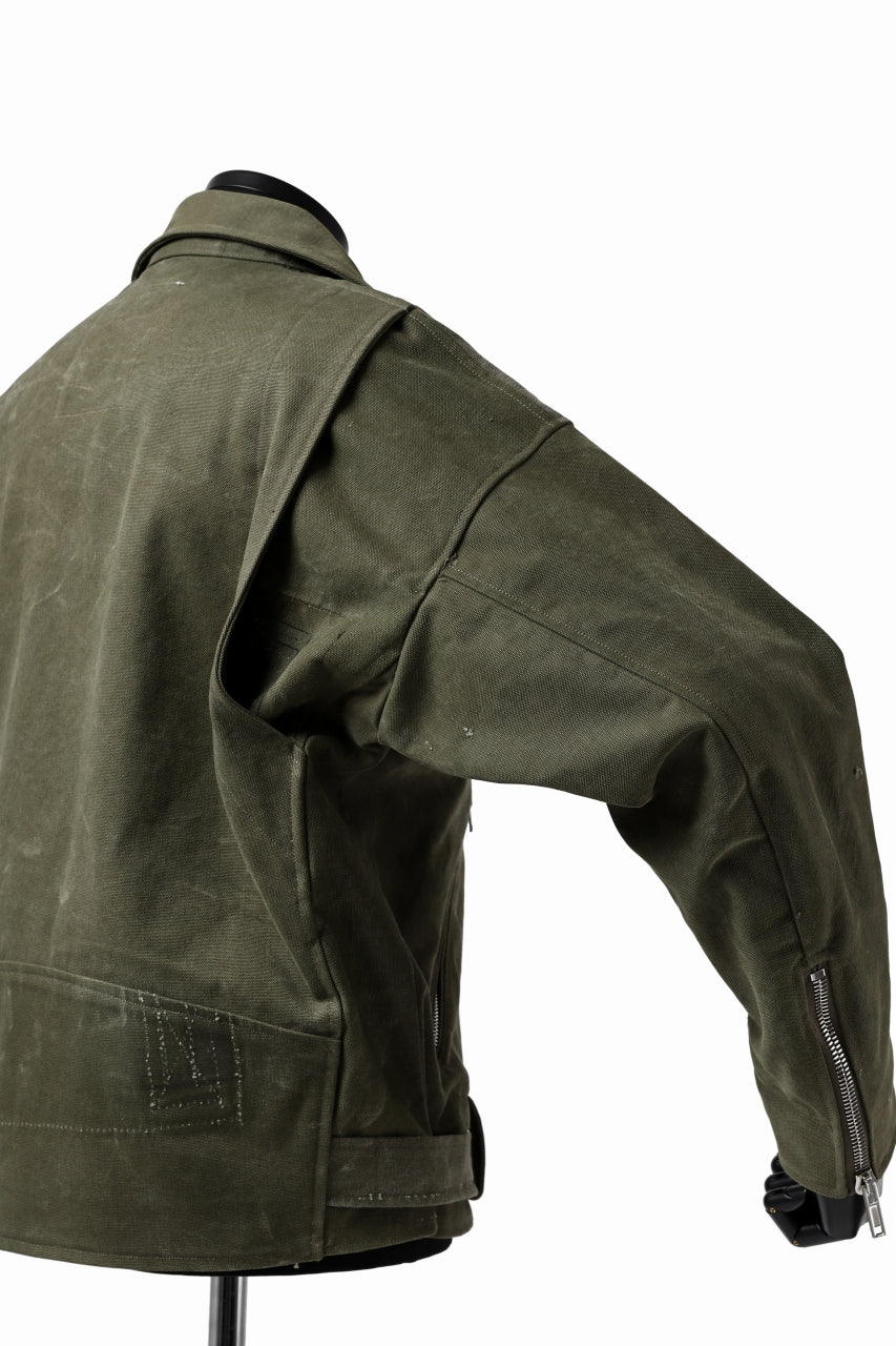 READYMADE MOTORCYCLE JACKET (GREEN #A) - Image 26