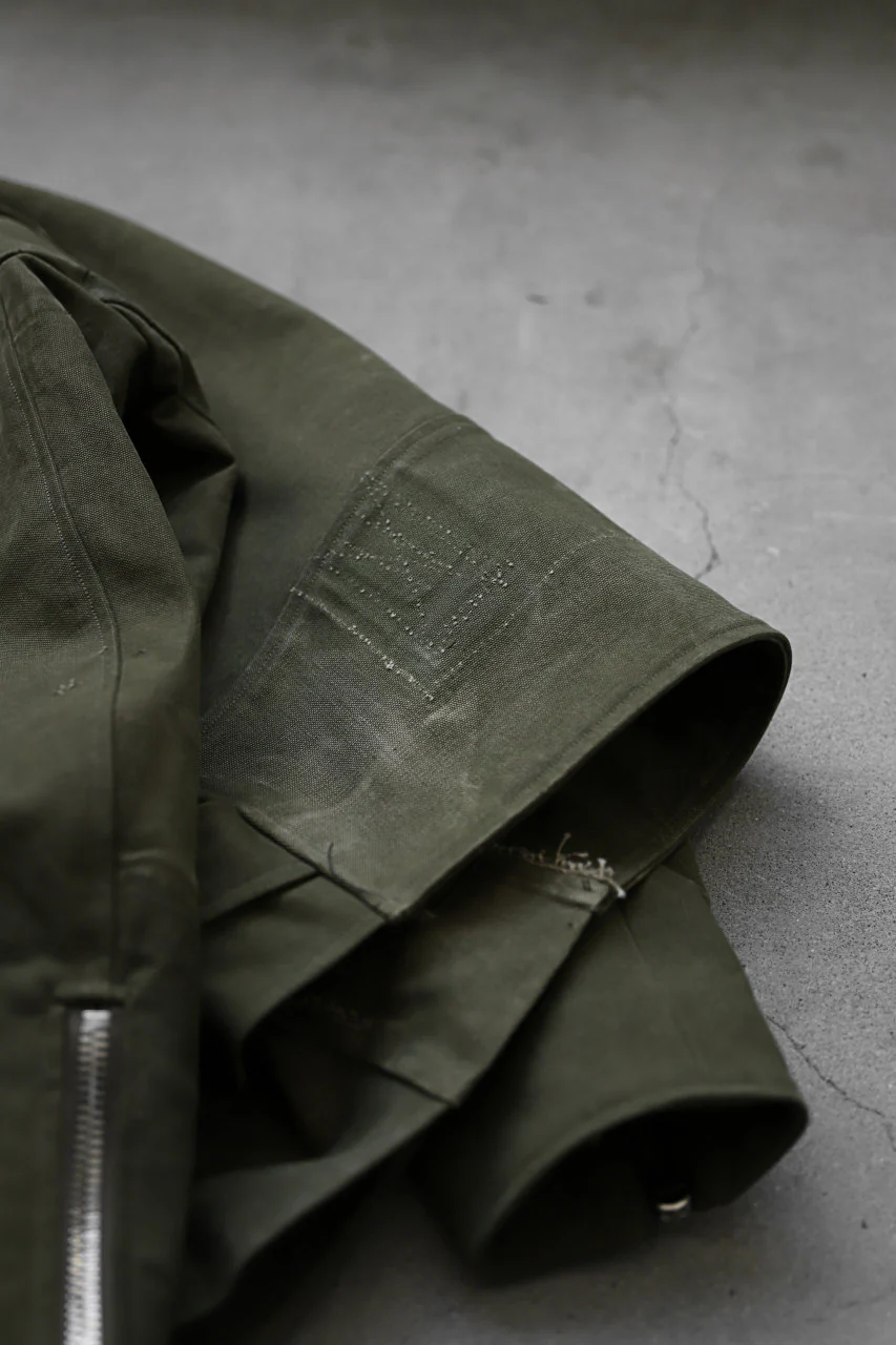 READYMADE MOTORCYCLE JACKET (GREEN #A) - Image 47
