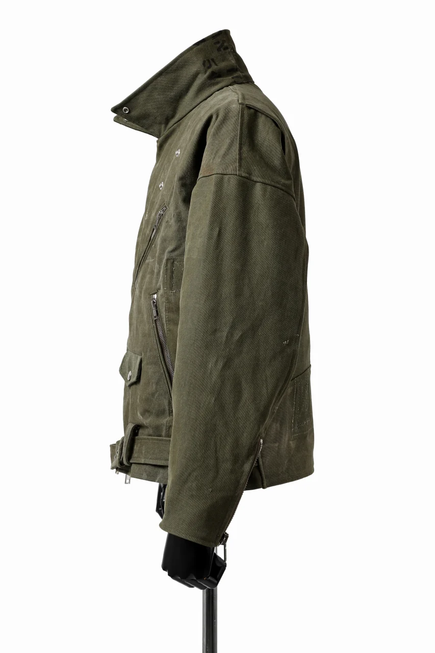 READYMADE MOTORCYCLE JACKET (GREEN #A) - Image 9