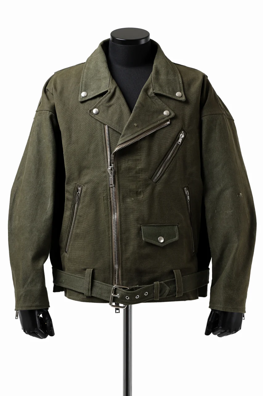 READYMADE MOTORCYCLE JACKET (GREEN #B)