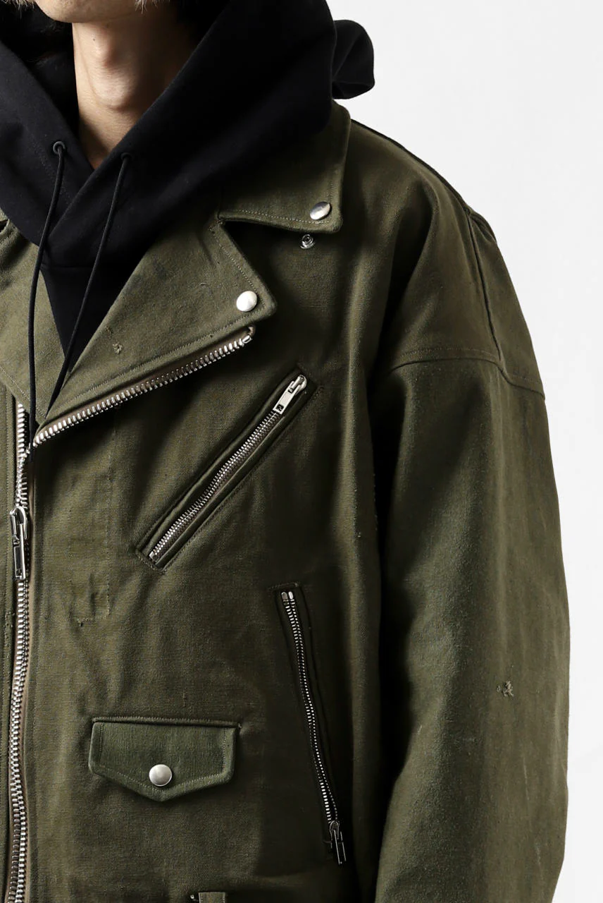 READYMADE MOTORCYCLE JACKET (GREEN #B) - Image 42