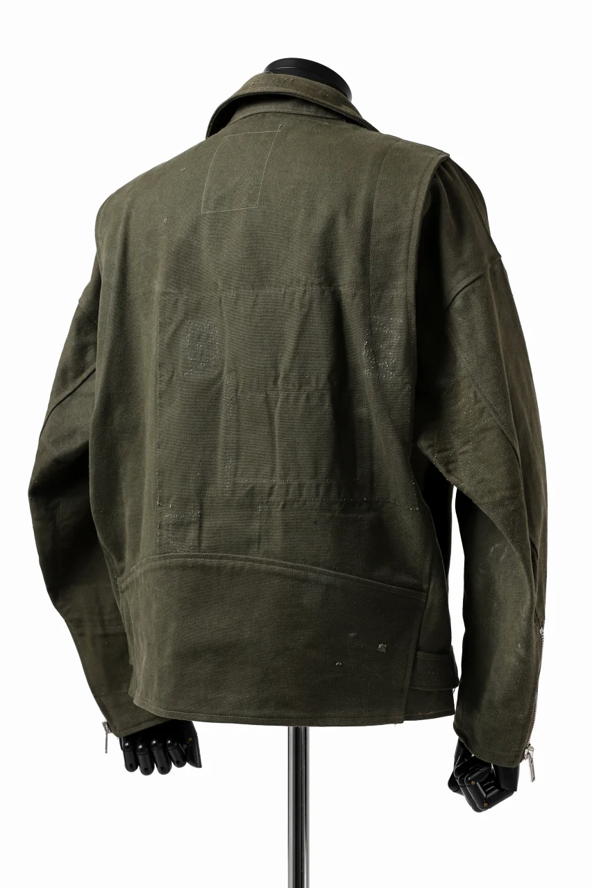 READYMADE MOTORCYCLE JACKET (GREEN #B) - Image 5