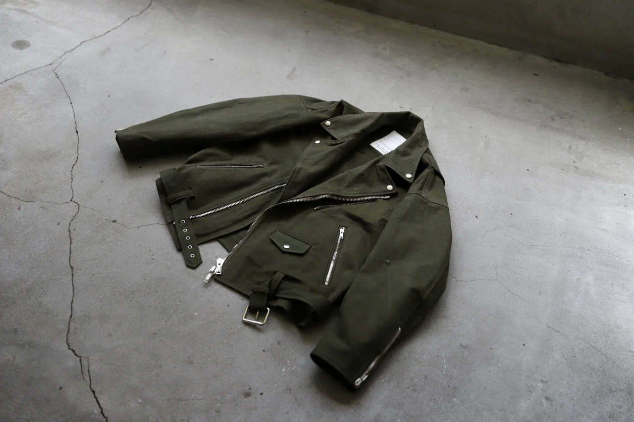 READYMADE MOTORCYCLE JACKET (GREEN #B) - Image 50
