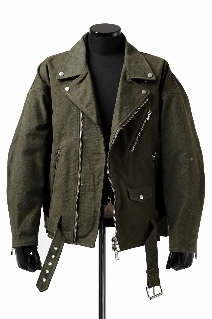 READYMADE MOTORCYCLE JACKET (GREEN #B) - Image 6