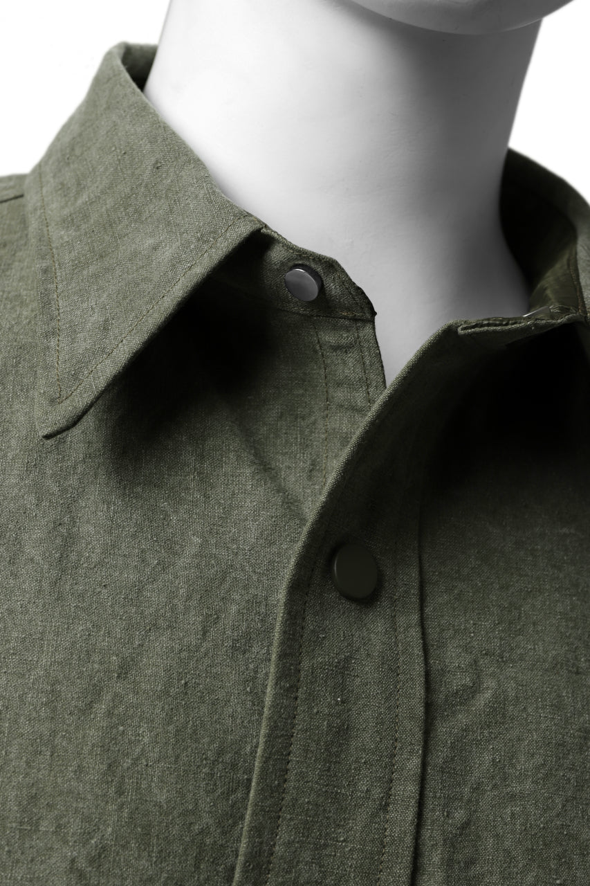 READYMADE OVERSIZE SHIRT (KHAKI GREEN #A) - Image 12