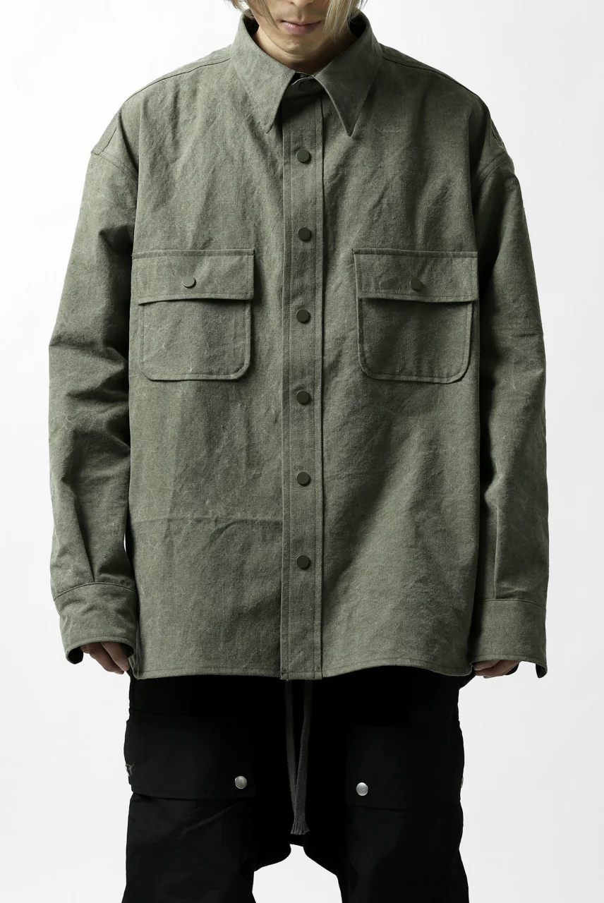 READYMADE OVERSIZE SHIRT (KHAKI GREEN #A) - Image 22