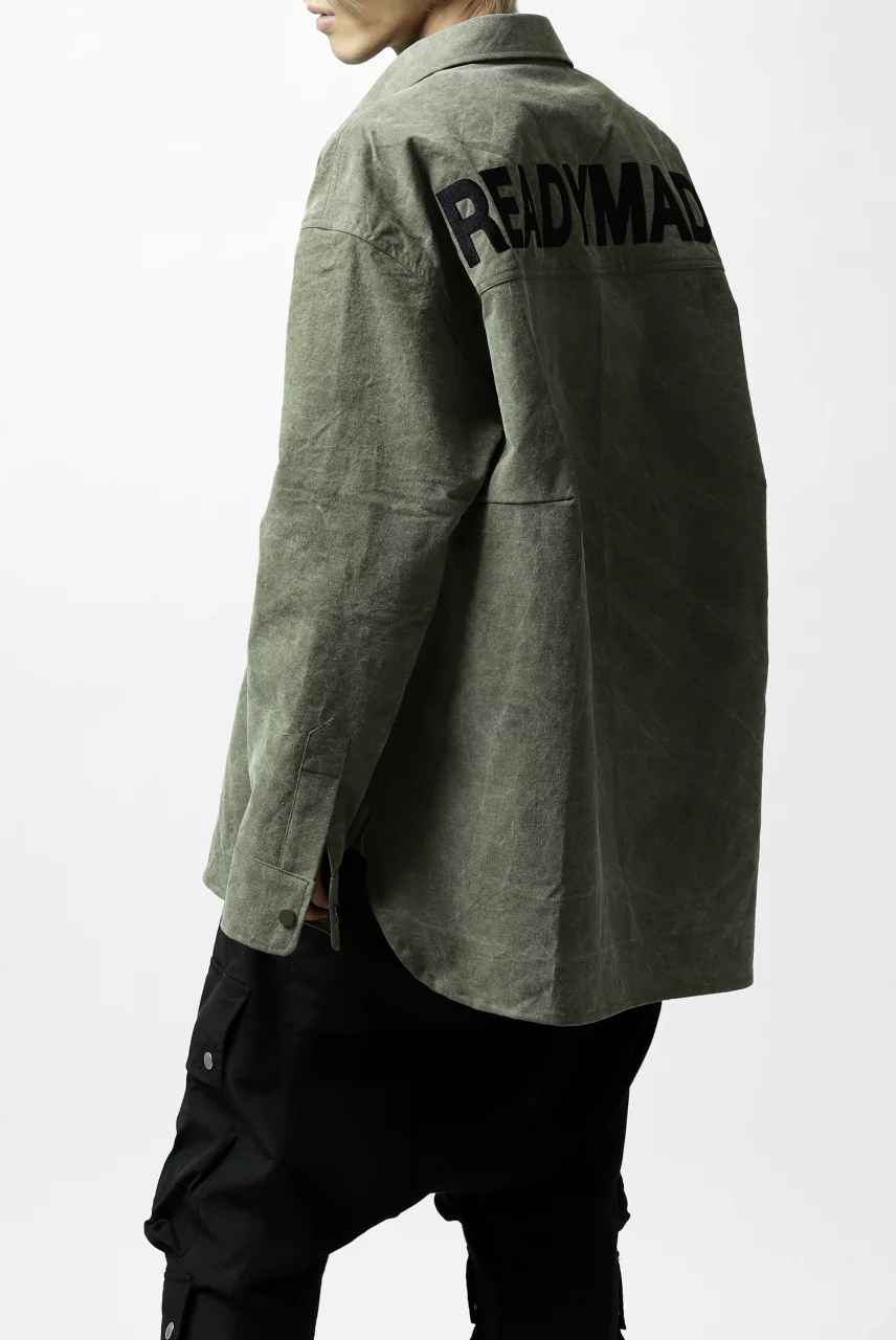 READYMADE OVERSIZE SHIRT (KHAKI GREEN #A) - Image 25