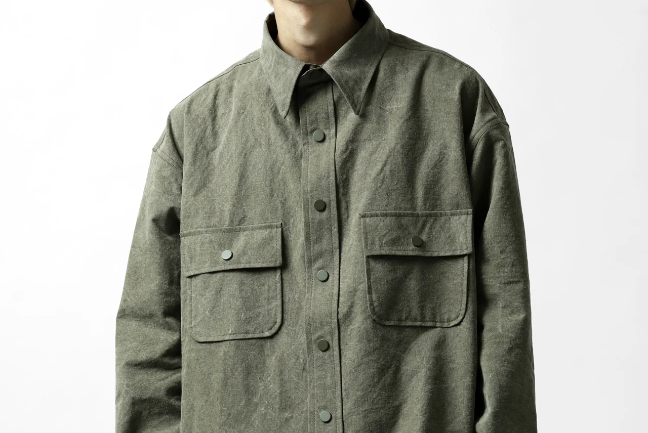 READYMADE OVERSIZE SHIRT (KHAKI GREEN #A) - Image 39