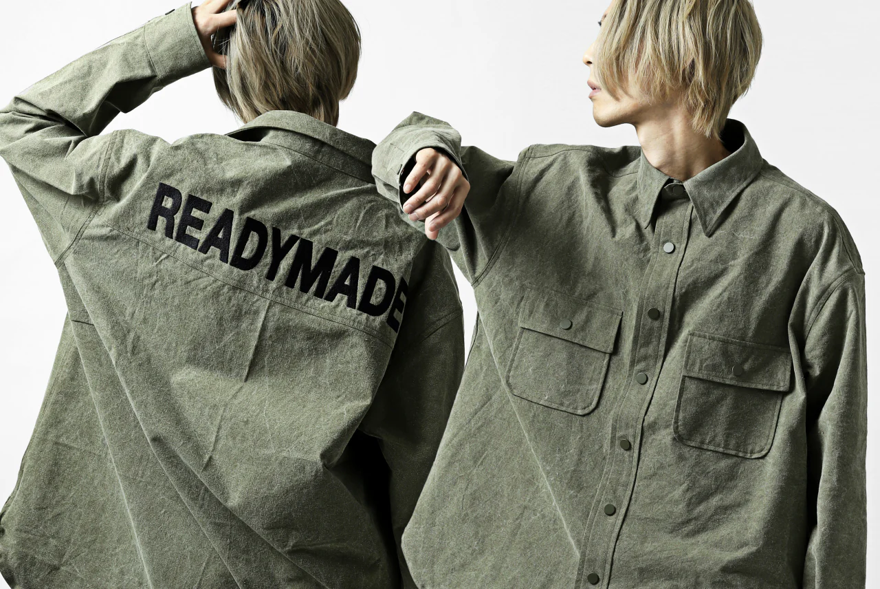 READYMADE OVERSIZE SHIRT (KHAKI GREEN #A) - Image 40