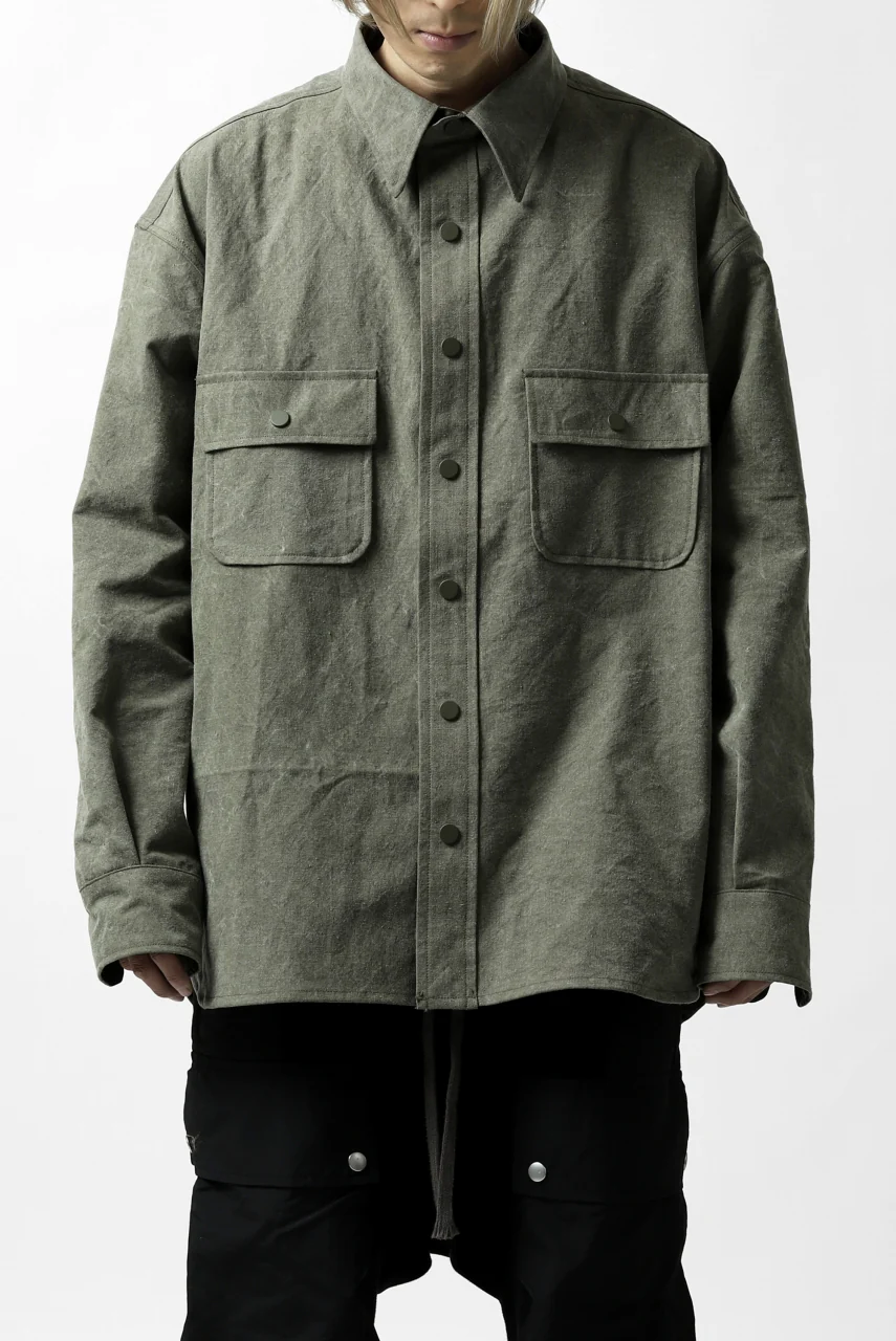 READYMADE OVERSIZE SHIRT (KHAKI GREEN #A) - Image 42