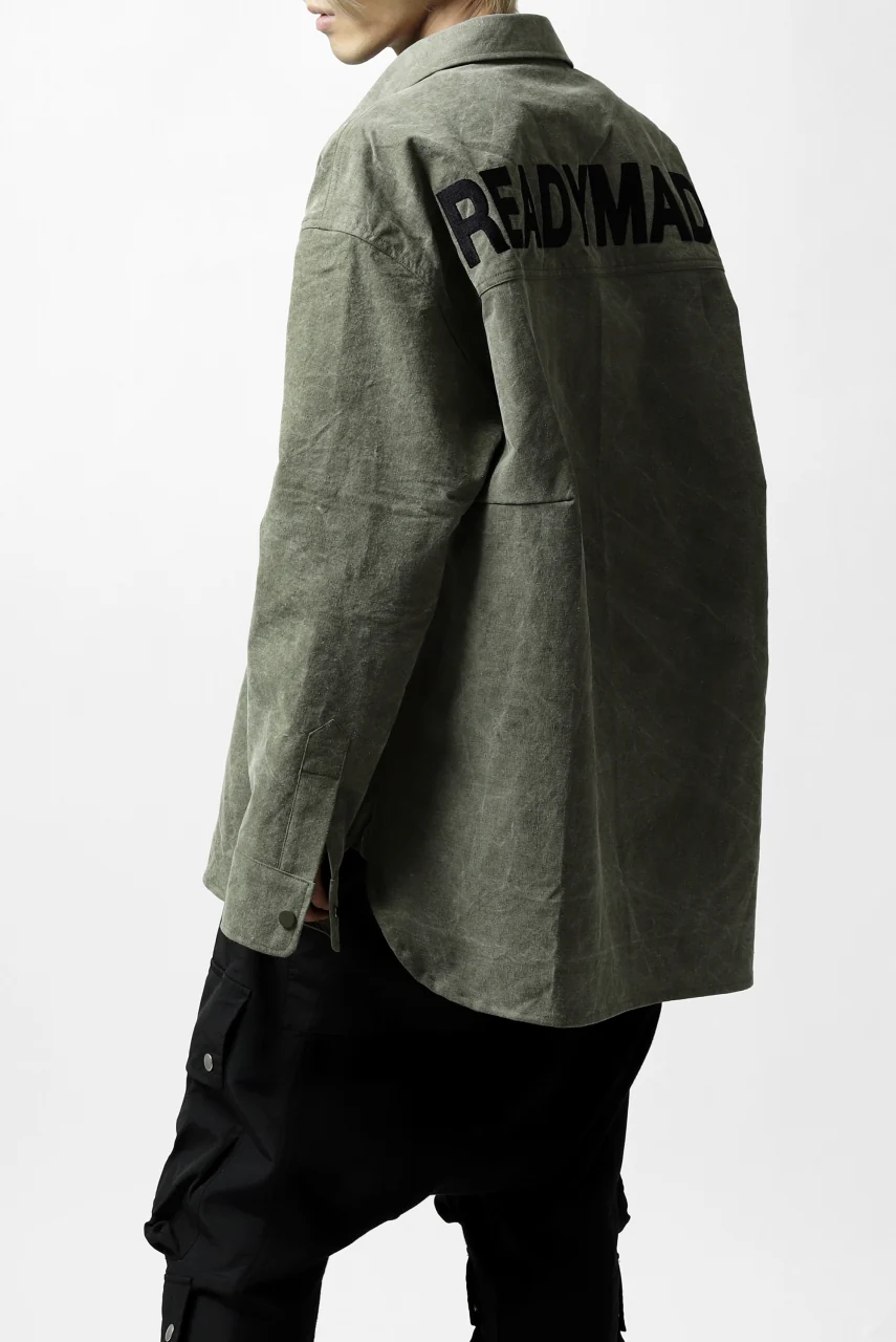 READYMADE OVERSIZE SHIRT (KHAKI GREEN #A) - Image 44