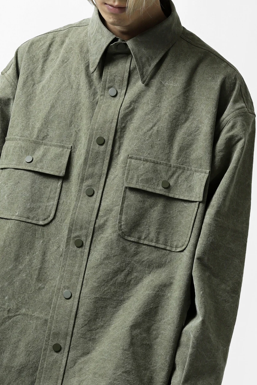 READYMADE OVERSIZE SHIRT (KHAKI GREEN #A) - Image 45
