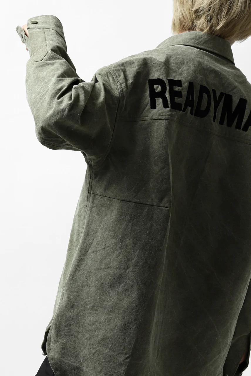 READYMADE OVERSIZE SHIRT (KHAKI GREEN #A) - Image 47